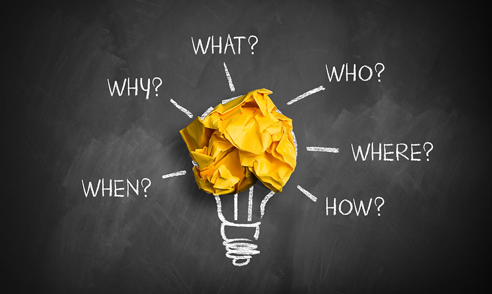 crumpled paper with the words 