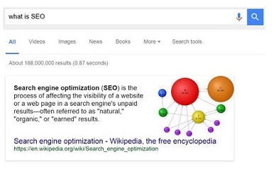 What is SEO Google Direct Answers Box