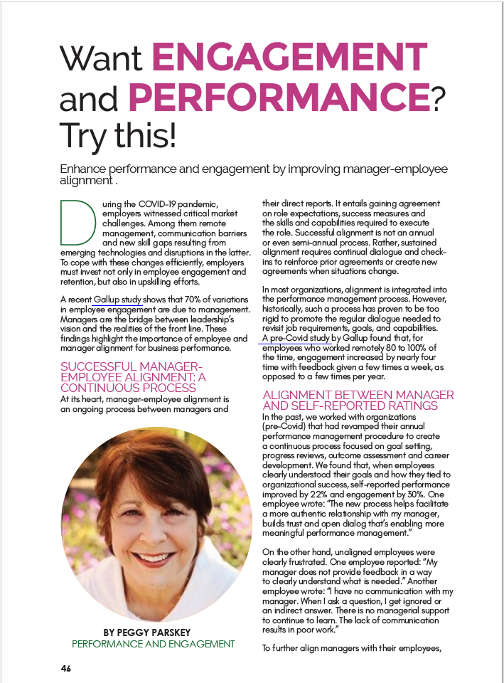 A HR Future - Want Engagement and Performance - Try This